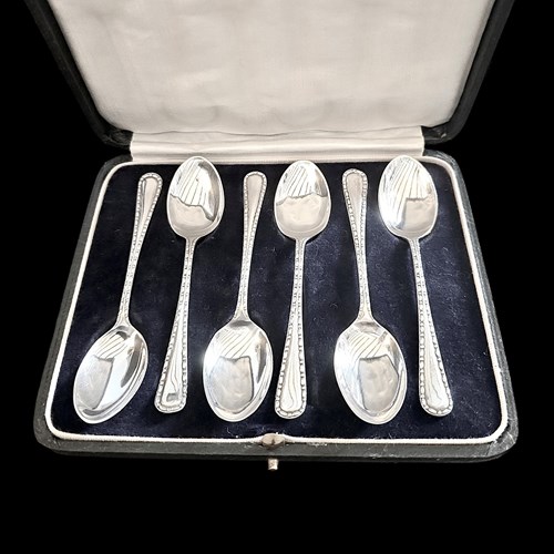 Vintage Sterling Silver Teaspoon Set – Sheffield 1945 – Cooper Brothers & Sons