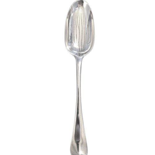 Antique George II Sterling Silver Table Spoon 1736 By John Wrenn I