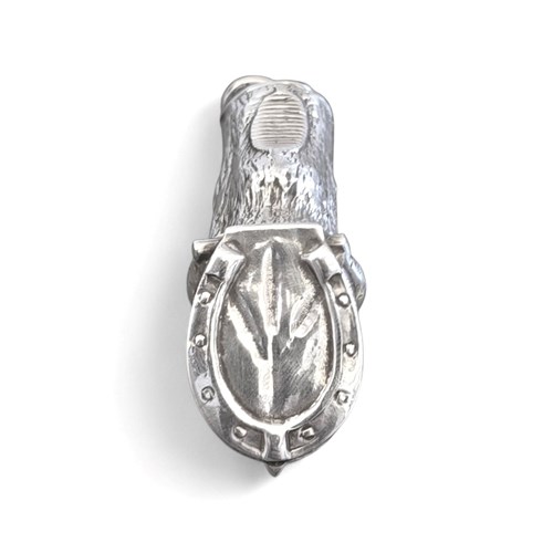 Sterling Silver Vesta Case With Horseshoe Lid - Hallmarked .925 By ES