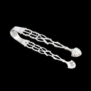 Sterling Silver Sugar Tongs Samuel ...