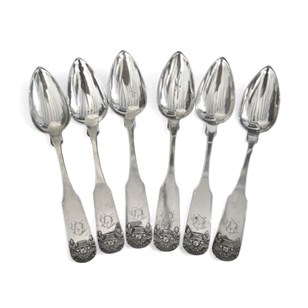 Antique Coin Silver Spoons By Gerar...