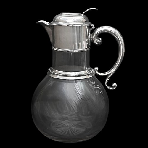 1878 Sissons Silver Claret Jug – Gift From Baroness Willoughby De Eresby