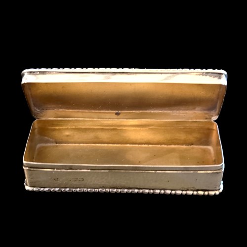 1915 Sterling Silver Snuff Box – Harrods Stores Ltd – Hallmarked Chester