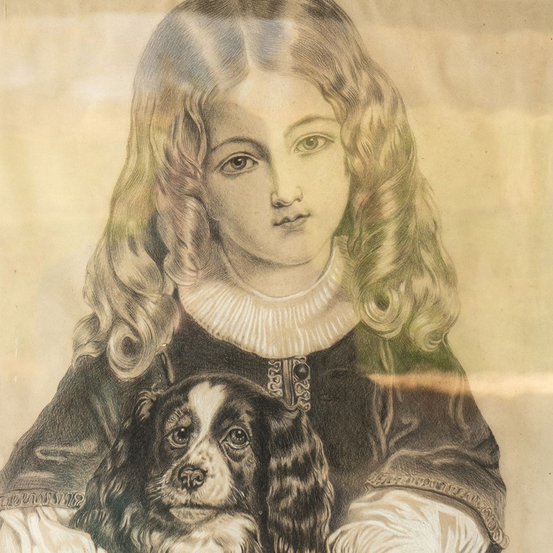 Antique french portrait drawing of a girl and dog-rag-and-bone-2-dsc04932-main-638076413587194351.jpeg