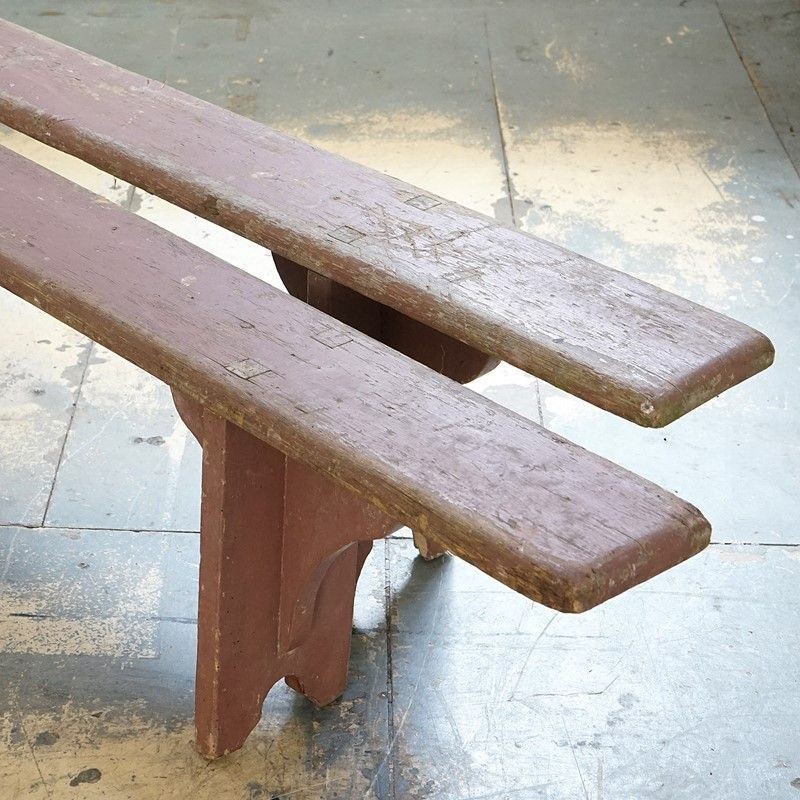 Pair Of Antique Rustic French Painted Benches, 19Th Century-rag-and-bone-2-rag-and-bone-dsc07469-main-637594754086340211-3lu48nji1x2puf5r-main-638053453630687538.jpeg