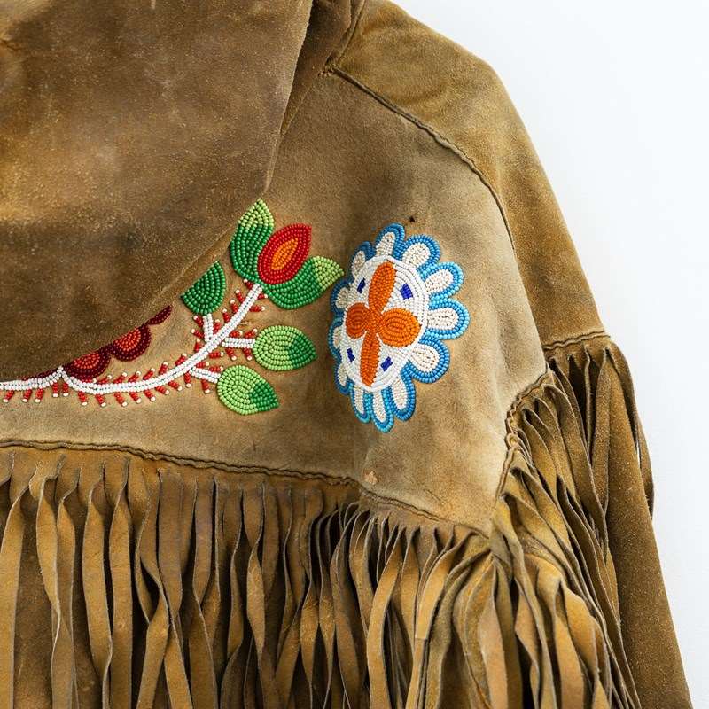 Vintage Ojibwe Beaded Tasseled Moose Skin Trapper Coat - 1950S Native American-rag-and-bone-back-detail-rtg-main-638193306159951941.JPG