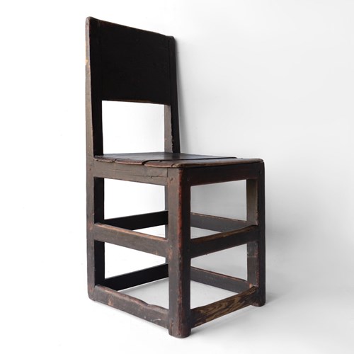 Antique Swedish Gustavian Folk Art Chair