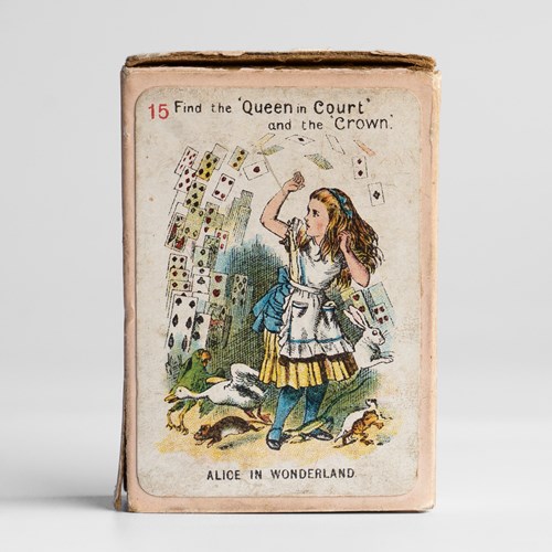 Antique Alice In Wonderland Playing Cards Game By Thomas De La Rue & Co