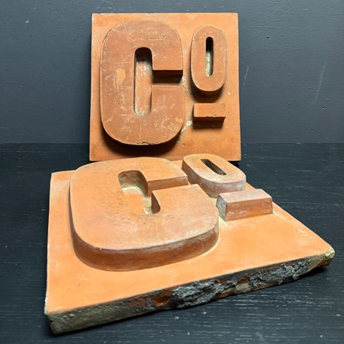 Victorian Era Terracotta Signage