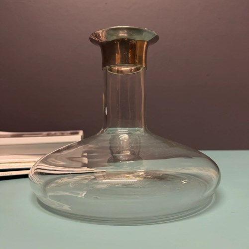 1970S Silver Fluted Drinks Carafe By Christian Dior