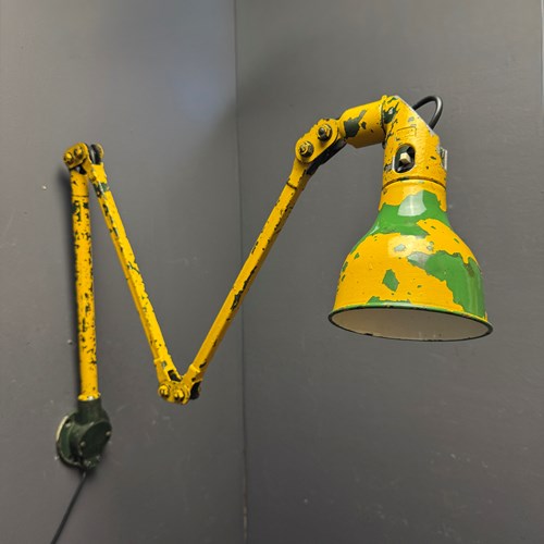 Large 1930S Industrial Wall Lamp By Mek Elek London