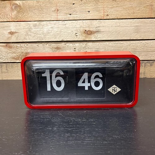 1960'S TN Tele Norma West German Station Flip Clock