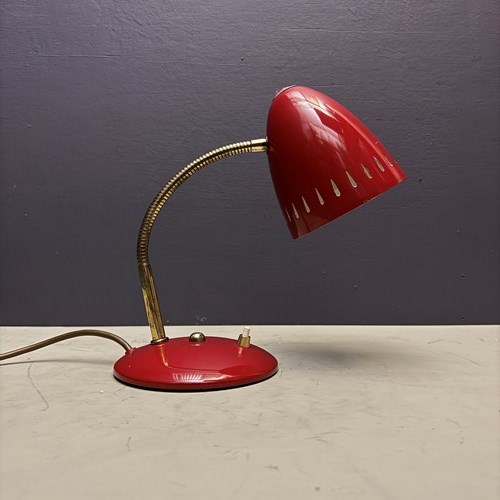 1950S Goose Neck Table Lamp By Helo Leuchten