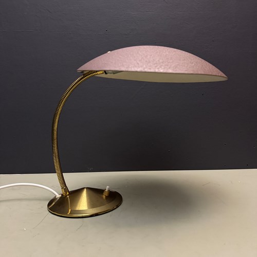 1950S Modernist Goose Neck Table Lamp By Gecos - Gebrüder Cosack Ligting Germany