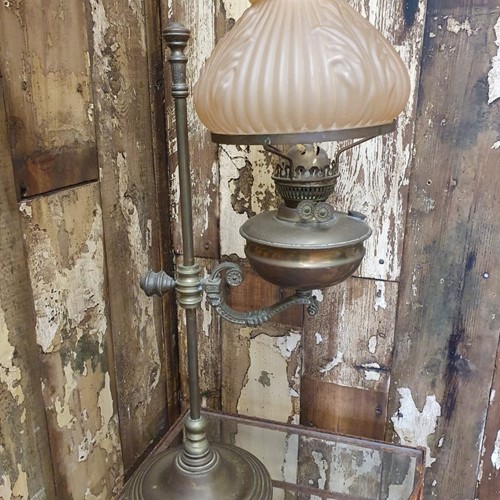 Adjustable Victorian Student Oil Lamp