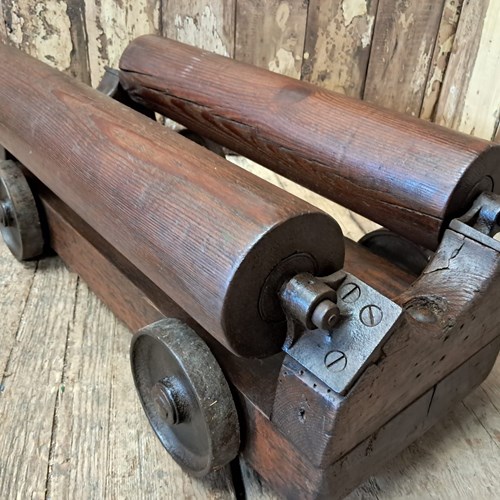 Antique Fabric Roller