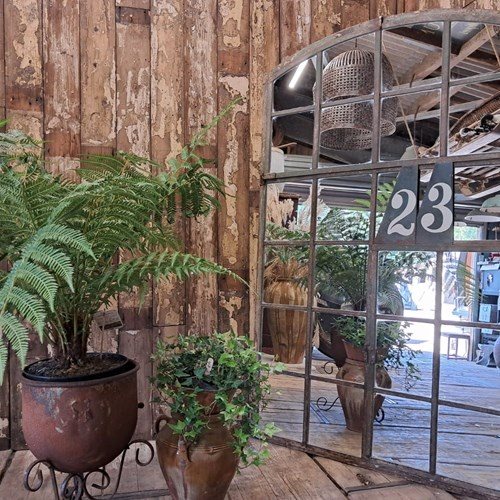 Arch Top Factory Window Mirror No23