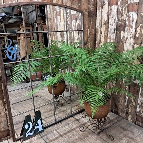 Arch Top Factory Window Mirror No24