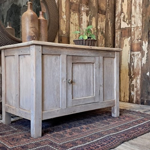 Bleached Pine Storage Unit