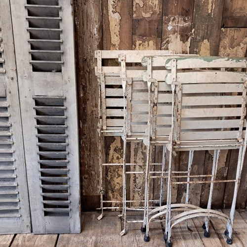 French Folding Bistro Chairs