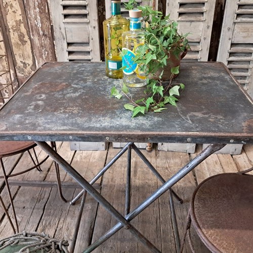 French Folding Bistro Table