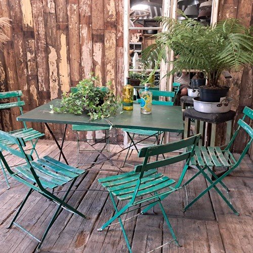 French Folding Bistro Table