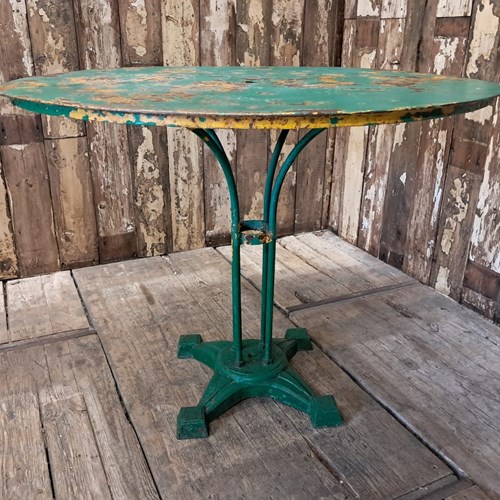 French Round Garden Table