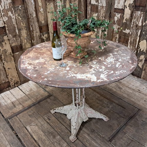 French Round Garden Table