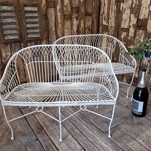 French Wirework Benches