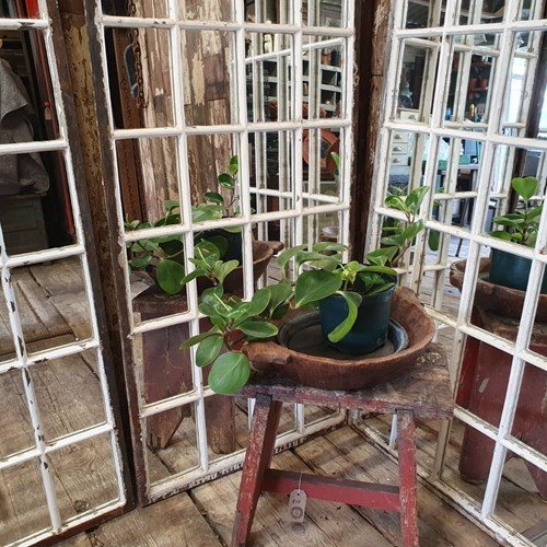 Industrial Cast Iron Window Mirrors