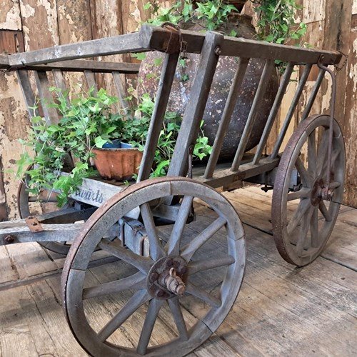 Large Antique Dog Cart
