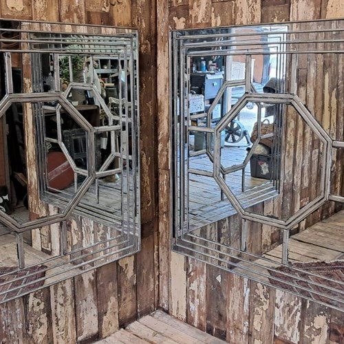 Large Decorative Square Mirror