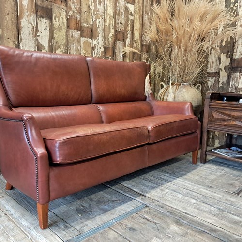 Leather Club Sofa