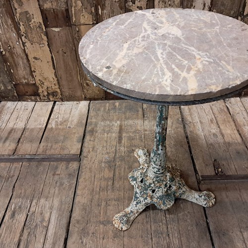 Marble Top Bistro Table