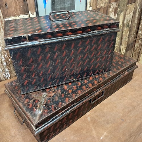 Military Metal Sports Equipment Trunk