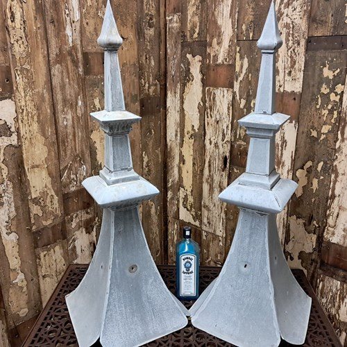 Pair Of Antique Finials