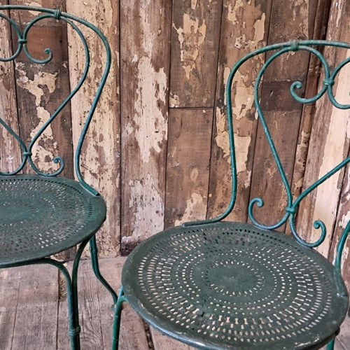 Pair Of French Bistro Chairs