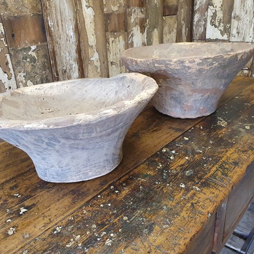 Pair Of Rustic Bowls