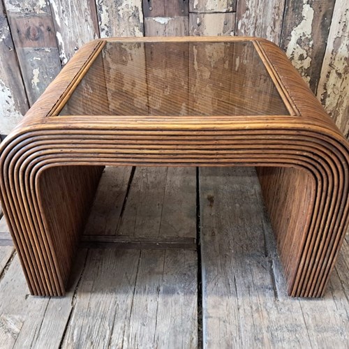 Pencil Reed Waterfall Table