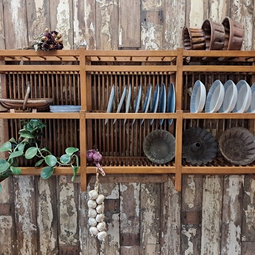 Pine Plate Rack