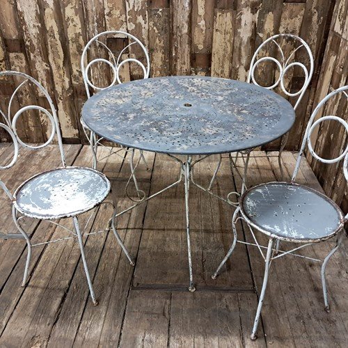 Round French Bistro Table