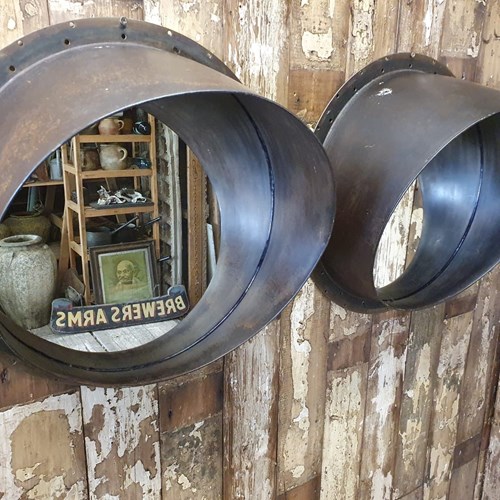 Round Industrial Mirrors