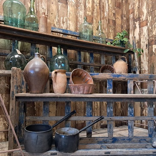 Rustic Haycart Shelves