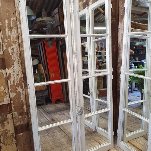 Rustic Mirrored French Windows