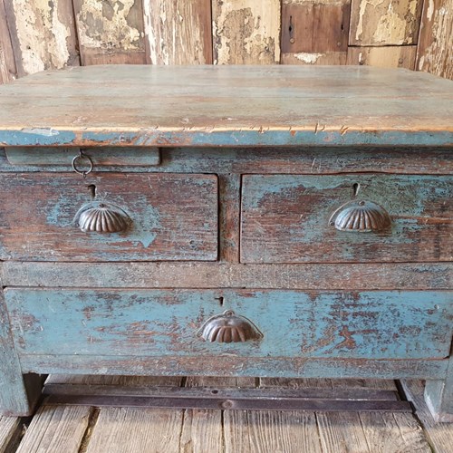 Rustic Table Top Drawer Unit