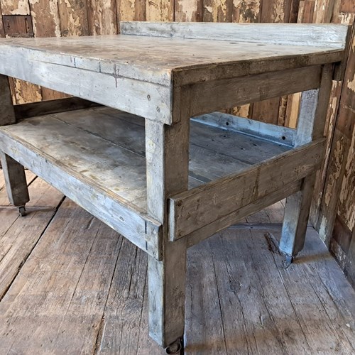 Rustic Workshop Table