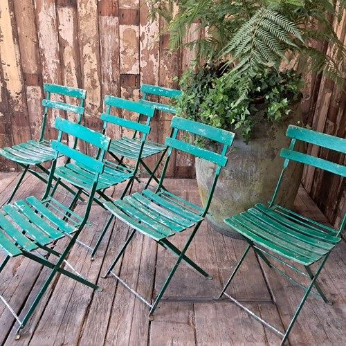 Set Of Folding Bistro Chairs