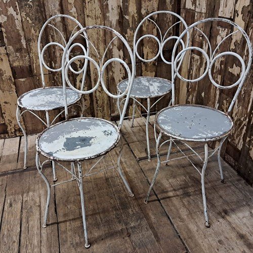 Set Of Four Bistro Chairs