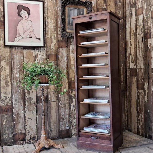 Single Tambour Cabinet