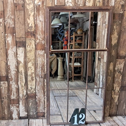 Steel Factory Window Mirror No.12